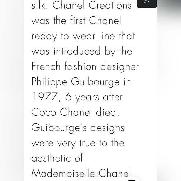 RARE!! 1970S CHANEL CREATIONS PHILIPPE GUIBOURGE Button Down Silk Dress in Blue - Picture 5 of 5